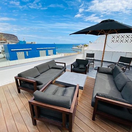 Ferienwohnung The Penthouse Puerto De Mogan Exterior foto