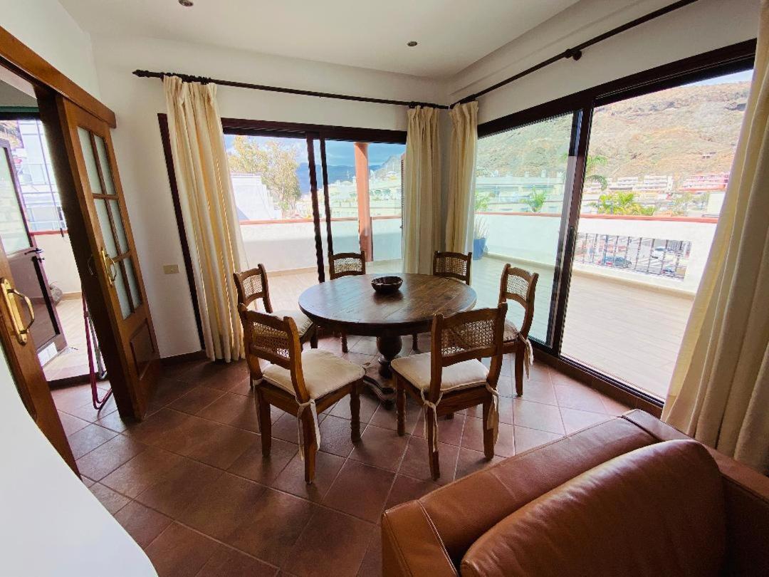 Ferienwohnung The Penthouse Puerto De Mogan Exterior foto